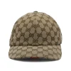 BEIGE AND BROWN HAT