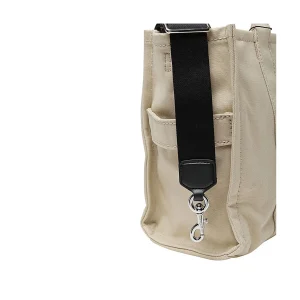 BEIGE CANVAS MEDIUM TOTE BAG
