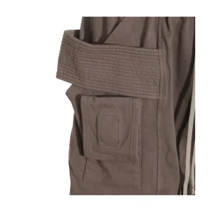 BEIGE COTTON CREATCH CARGO SHORTS