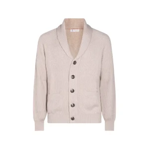 BEIGE COTTON KNITWEAR