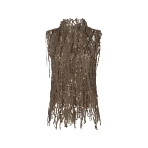BEIGE COTTON KNITWEAR