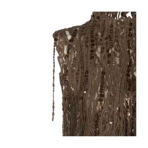 BEIGE COTTON KNITWEAR