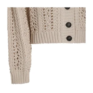 BEIGE COTTON KNITWEAR