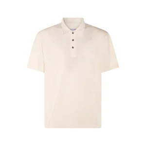 BEIGE COTTON POLO SHIRT