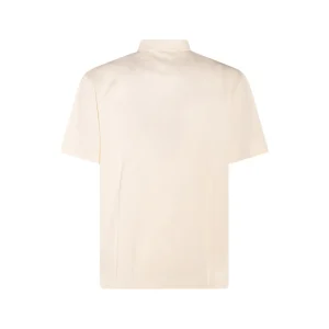 BEIGE COTTON POLO SHIRT