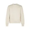 BEIGE COTTON SWEATSHIRT