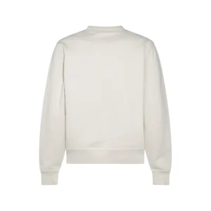 BEIGE COTTON SWEATSHIRT