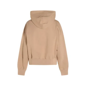 BEIGE COTTON SWEATSHIRT