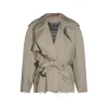 BEIGE COTTON TRENCH COAT