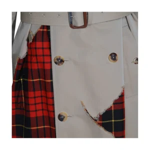 BEIGE COTTON TRENCH COAT