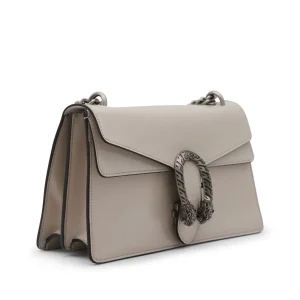BEIGE LEATHER DIONYSUS SHOULDER BAG