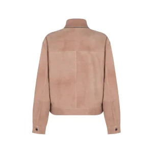 BEIGE LEATHER JACKET