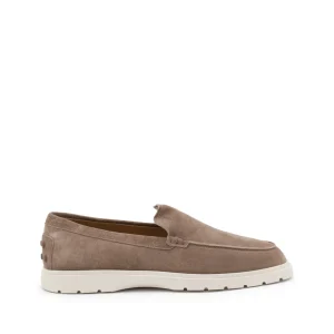 BEIGE LEATHER LOAFERS