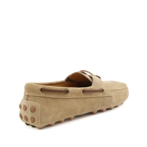 BEIGE LEATHER LOAFERS