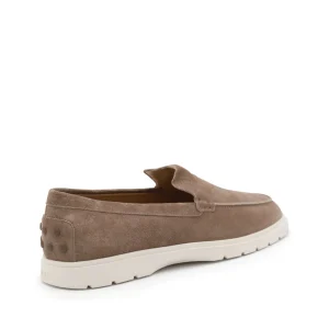 BEIGE LEATHER LOAFERS