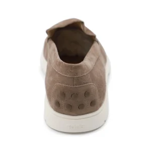 BEIGE LEATHER LOAFERS
