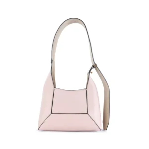 BEIGE LEATHER SHOULDER BAG