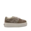 BEIGE LEATHER SNEAKERS