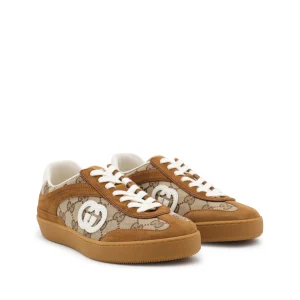 BEIGE LEATHER SNEAKERS