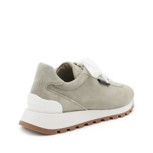 BEIGE LEATHER SNEAKERS