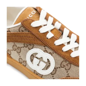 BEIGE LEATHER SNEAKERS