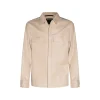 BEIGE LINEN CASUAL JACKET