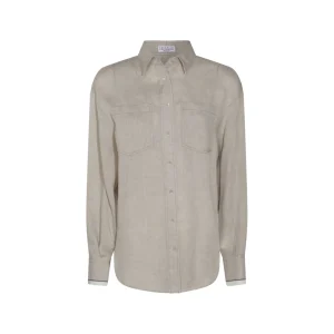BEIGE LINEN SHIRT