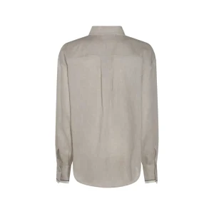 BEIGE LINEN SHIRT