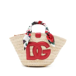 BEIGE RAFFIA SATCHEL
