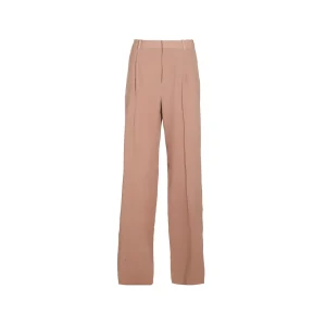 BEIGE SILK PANTS
