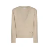 BEIGE WOOL KNITWEAR