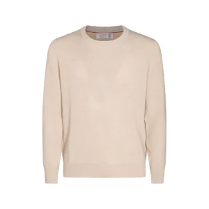 BEIGE WOOL KNITWEAR