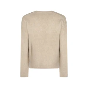 BEIGE WOOL KNITWEAR