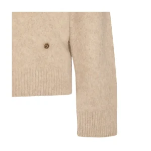 BEIGE WOOL KNITWEAR