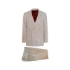 BEIGE WOOL SUITS