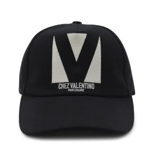BLACK AND BEIGE COTTON HAT