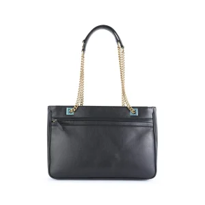 BLACK AND BROWN SHOULDER BAG