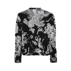BLACK AND SILVER KNITWEAR