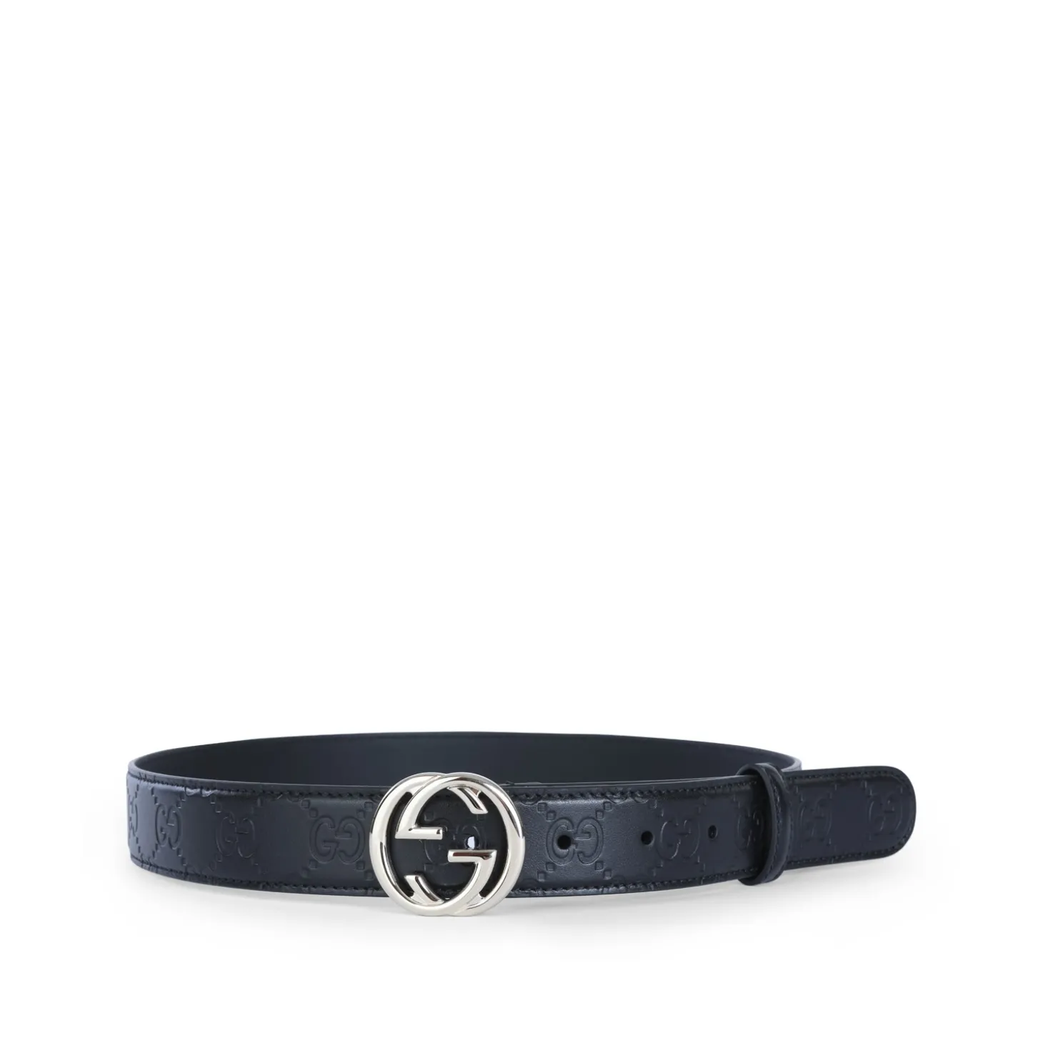 black_and_silver_leather__0.webp BLACK AND SILVER LEATHER BELT