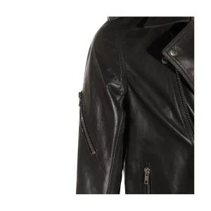 BLACK BAUHAUS LEATHER JACKET