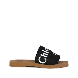 BLACK CANVAS WOODY FLATS