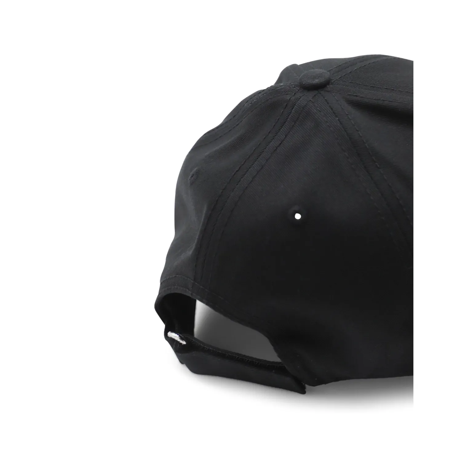 black_cotton_baseball_cap_1.webp BLACK COTTON BASEBALL CAP