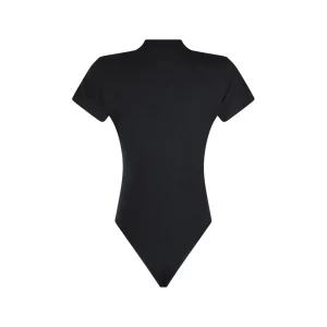 BLACK COTTON BODYSUIT
