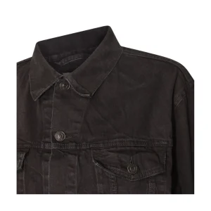 BLACK COTTON CASUAL JACKET