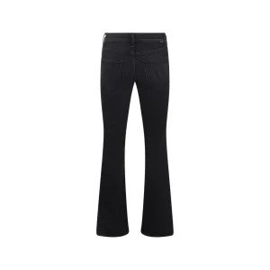 BLACK COTTON DENIM JEANS