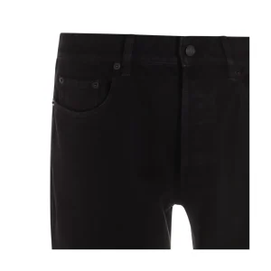 BLACK COTTON DENIM JEANS