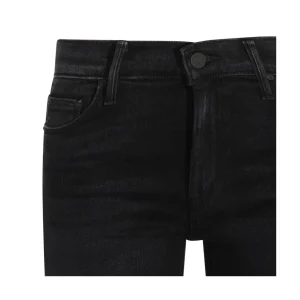 BLACK COTTON DENIM JEANS