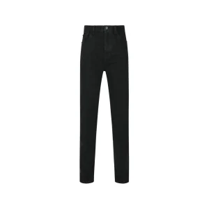 BLACK COTTON JEANS