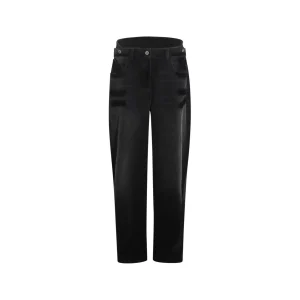 BLACK COTTON JEANS