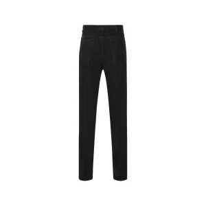 BLACK COTTON JEANS